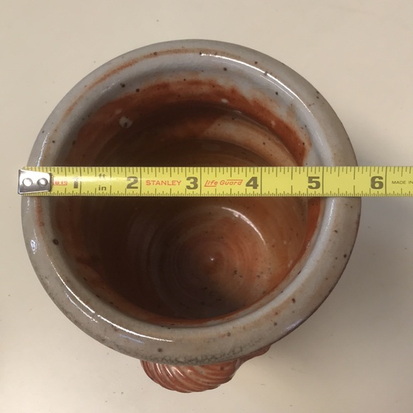 Studio Art Pottery Jug Vase Urn Crock with Handles - Picture 5 of 7